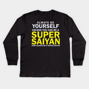 Super Saiyan Kids Long Sleeve T-Shirt